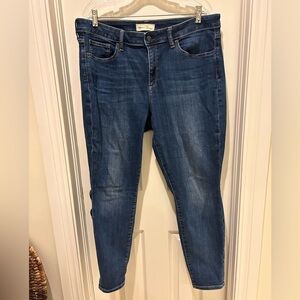 GAP Women's Dark Blue Curvy True Skinny Jeans